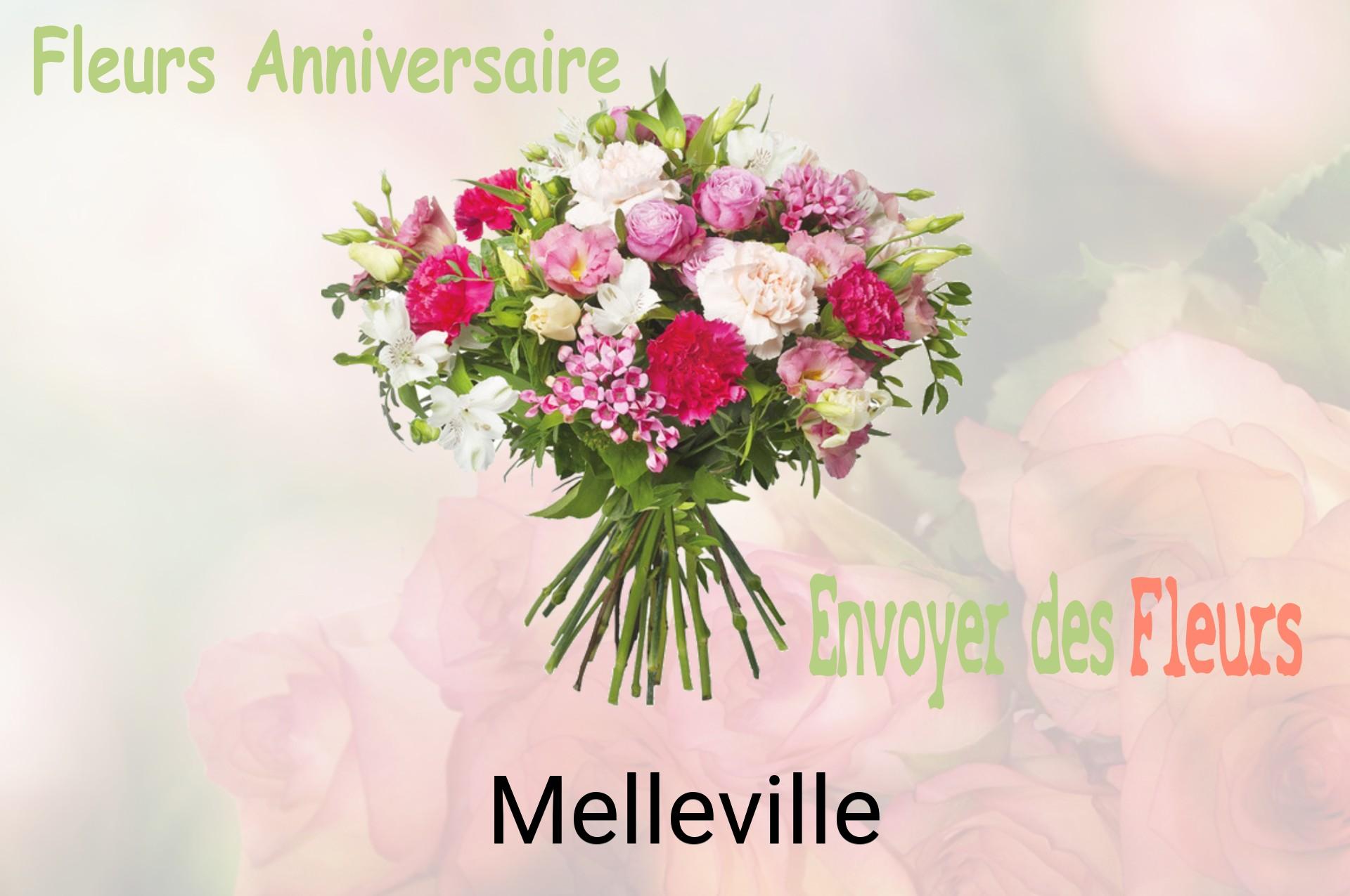 Bouquet de fleurs d’anniversaire livré à Melleville
